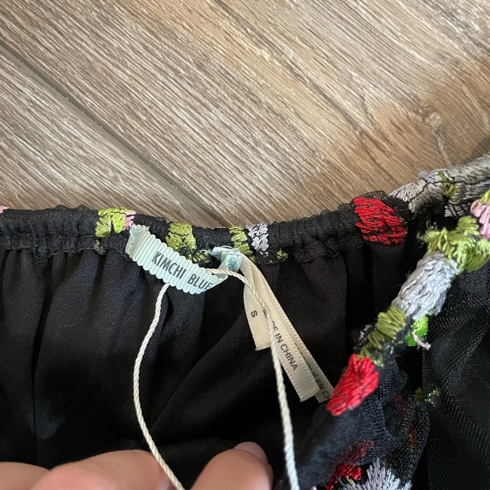 Kimchi blue urban outfitters mesh floral embroidered dress - Picture 3 of 5